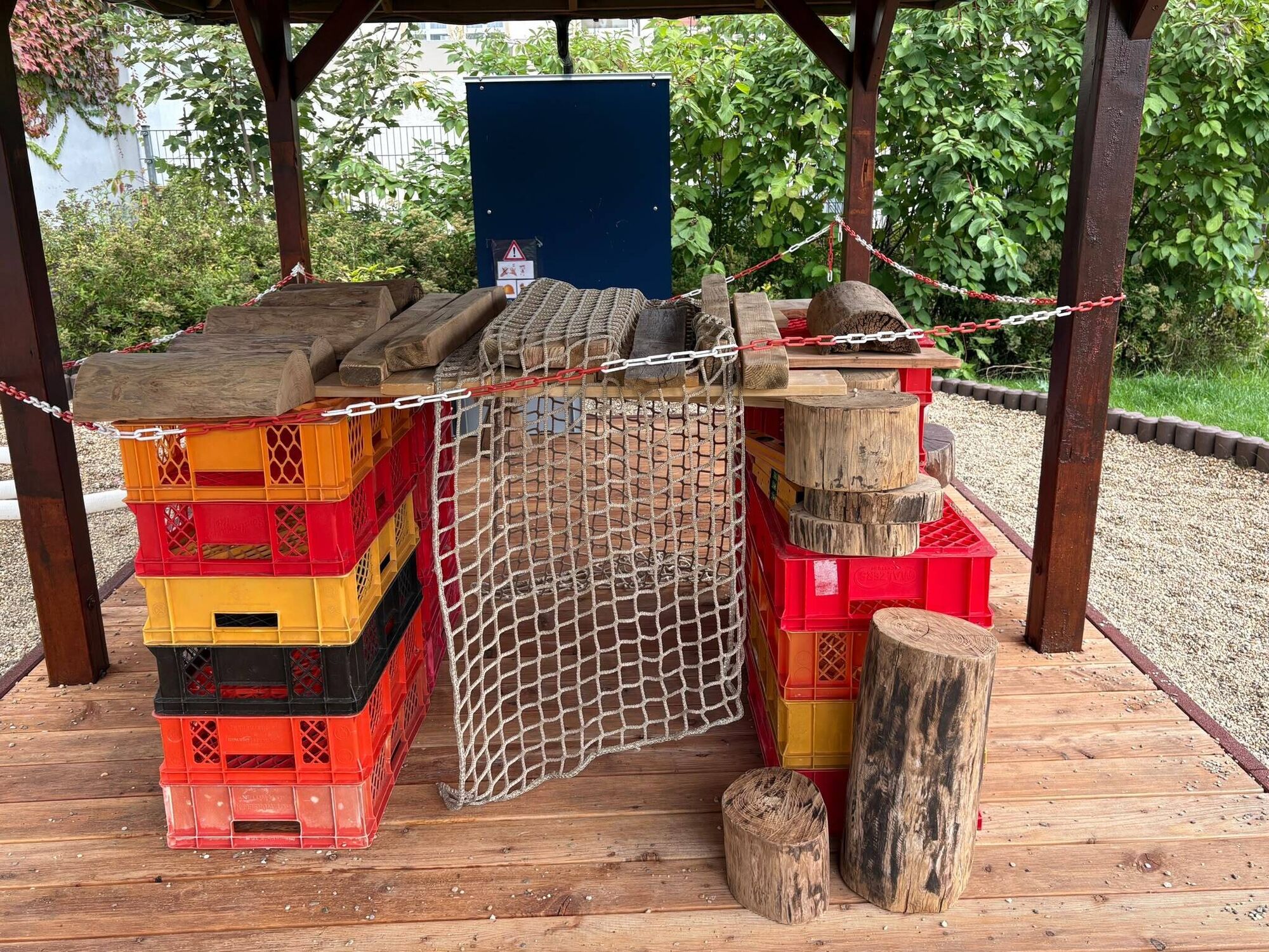 Viel Equipment zum bauen