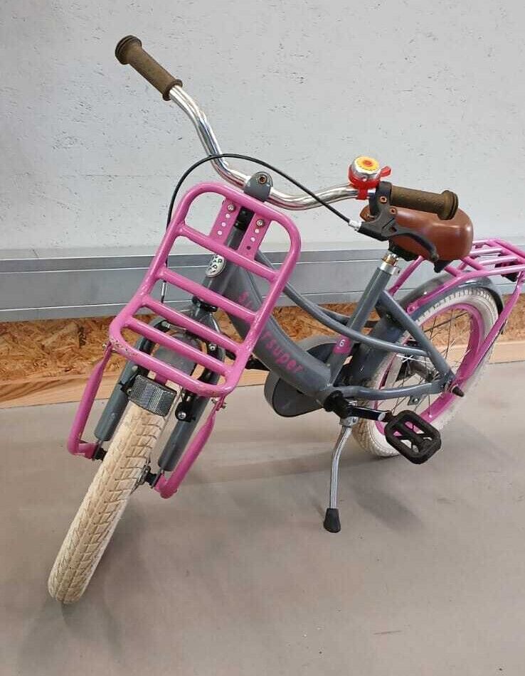 Graues 16 zoll kinderfahrrad