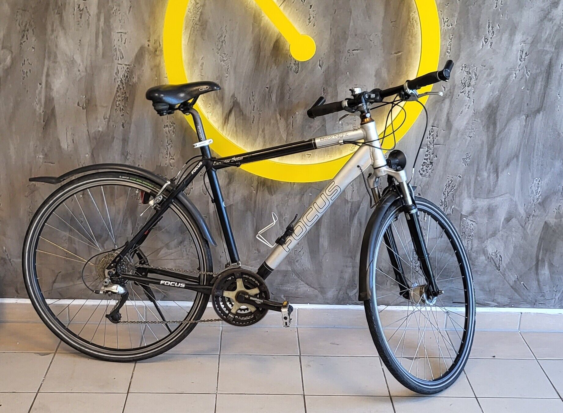 © SEB Leipzig 28 Zoll Herren Crossrad schwarz/silber