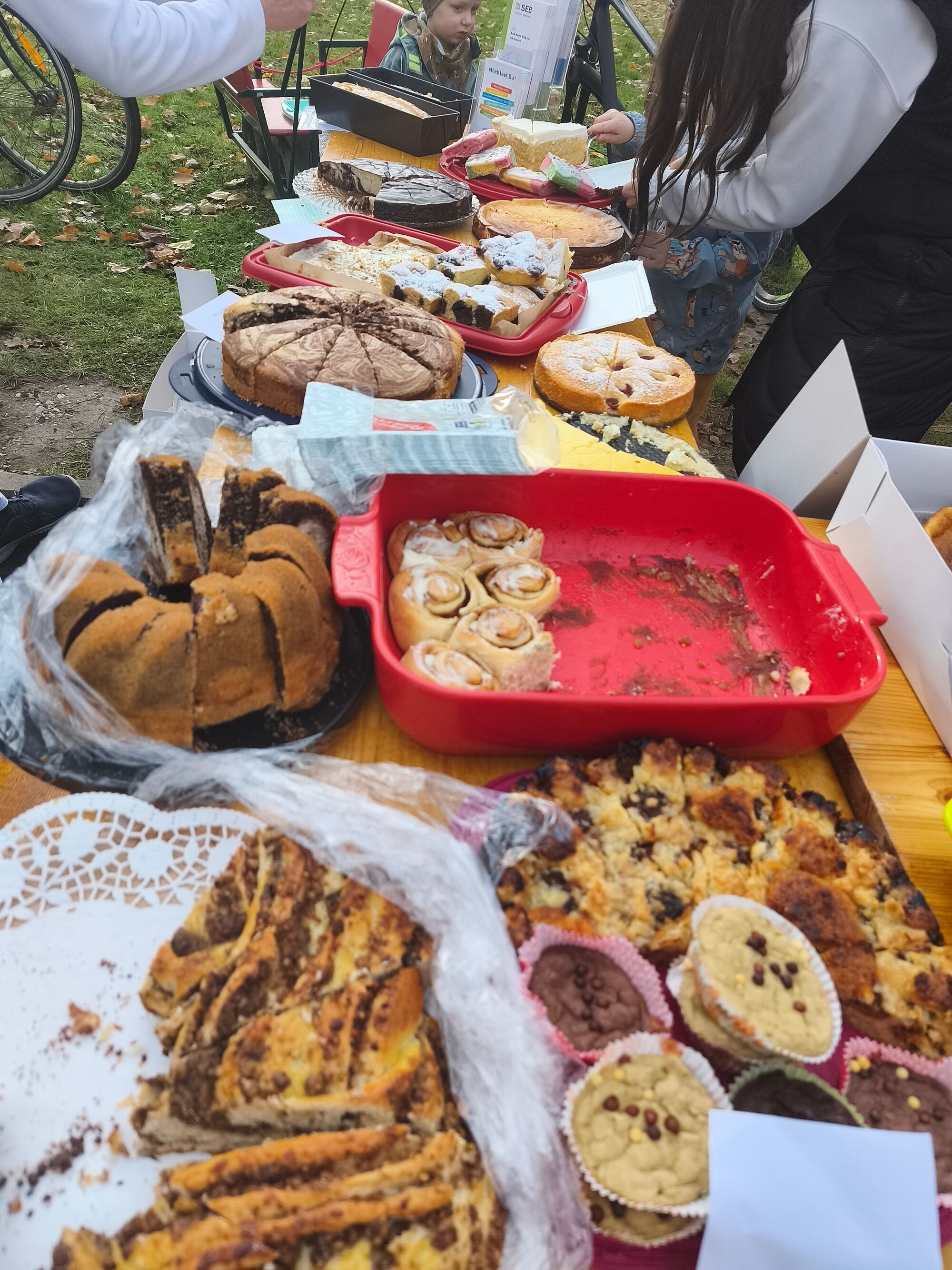 Viel Kuchen in Backformen